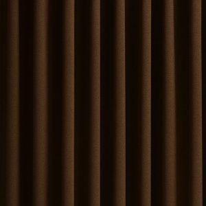 Classic Solid Dark Brown Blackout Curtain Panel